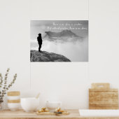 Motivierend Wörter für Praxis und Beharrlichkeit Poster (Küche)