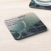 Motivierend Wörter Getränkeuntersetzer (Linke Seite)