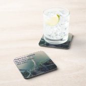 Motivierend Wörter Getränkeuntersetzer (Rechte Seite)