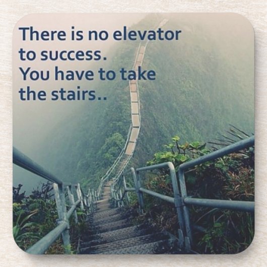 Motivierend Wörter Getränkeuntersetzer (Vorderseite)