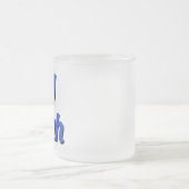 Motivierend Wörter inspirieren niedliches Design T Mattglastasse (Mittel)