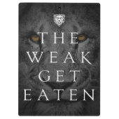 Motivierend Wörter Klemmbrett (Rückseite)