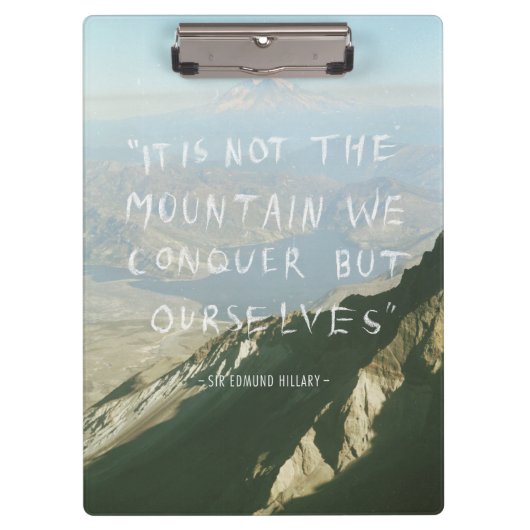 Motivierend Wörter Klemmbrett (Vorderseite)