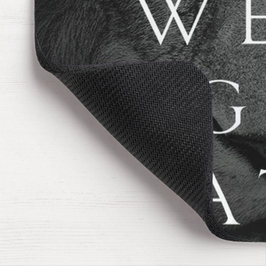 Motivierend Wörter Mousepad (Ecke)