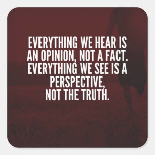 Motivierend Wörter Quadratischer Aufkleber