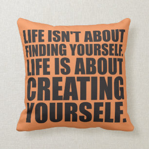 Motivierend Wörter - schaffen Sie sich Kissen