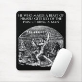 Motivierend Wörter - SCHLIESSEN Mousepad (Mit Mouse)