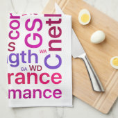 Motivierend Wörter und PositionenNetball Handtuch (Viertel Falte)