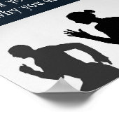 Motivierend Wörter, Zitate Poster (Ecke)