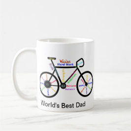 Motivierend Wörterbücher, Fahrradbeste Vater Tasse