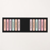 Motivierend Yoga Mat Yogamatte (Vorderseite (Horizontal))