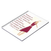 Motivierend Zeitschrift Notizblock (Linke Seite)