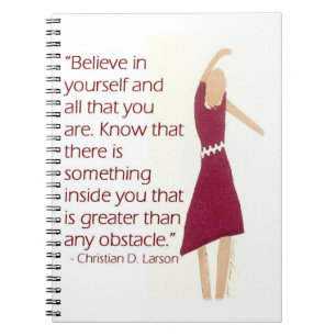 Motivierend Zeitschrift Notizblock