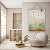 Motivierend Zen Quote Asian Art Wood Wandteppich Mit Holzrahmen