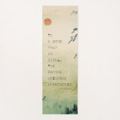 Motivierend Zen-Zitat Wasserfarbenwelt Yogamatte (Vorderseite)