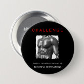 motivierend Zielsetzungen Button (Vorne & Hinten)