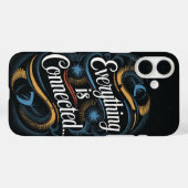 motivierend Zitat - "Alles ist verbunden.." Case-Mate iPhone Hülle (Rückseite (Horizontal))