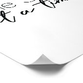 Motivierend Zitat Art Poster | Ein Schritt nach de (Ecke)