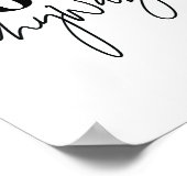 Motivierend Zitat Art Poster | Tun Sie es trotzdem (Ecke)