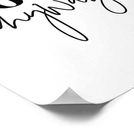 Motivierend Zitat Art Poster | Tun Sie es trotzdem (Ecke)