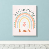 Motivierend Zitat Artikel 1 - Leinwand (Insitu (Holzboden))