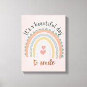 Motivierend Zitat Artikel 1 - Leinwand (Vorderseite)