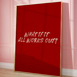 Motivierend Zitat ästhetische Bejahung Wall Art Poster