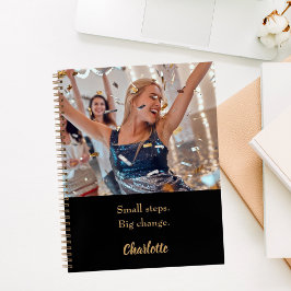 motivierend Zitat aus Foto Notizblock