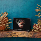 Motivierend Zitat Basketball Fotoplatte (Seite)