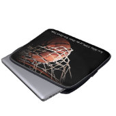 Motivierend Zitat Basketball Laptopschutzhülle (Vorne Knopf)