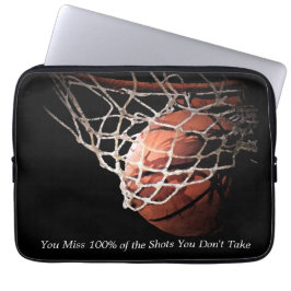 Motivierend Zitat Basketball Laptopschutzhülle
