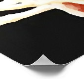 Motivierend Zitat Basketball Shooting Art Poster (Ecke)