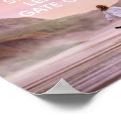 Motivierend Zitat Beach Fotoster Poster (Ecke)