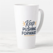 Motivierend Zitat Behalte voran Milchtasse (Rechte Ecke)