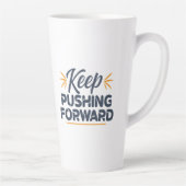 Motivierend Zitat Behalte voran Milchtasse (Rechts)