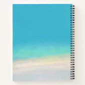 Motivierend Zitat Behalten Going Beach Turtle Notizblock (Rückseite)