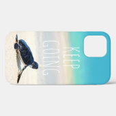 Motivierend Zitat Behalten Going Turtle Beach Case (Rückseite (Horizontal))