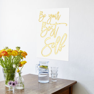 Motivierend Zitat: Beste Selbstschrift Foliendrucke