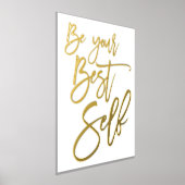 Motivierend Zitat: Beste Selbstschrift Foliendrucke (Ablage )