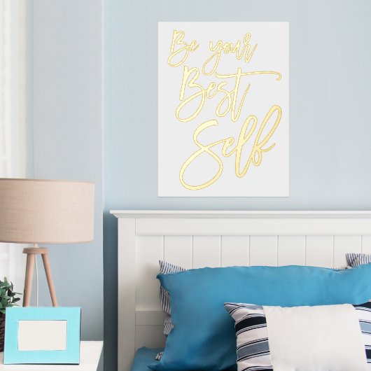 Motivierend Zitat: Beste Selbstschrift Foliendrucke (In Situ (Schlafzimmer))