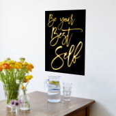 Motivierend Zitat: Beste Selbstschrift Foliendrucke (Ablage(Küche))