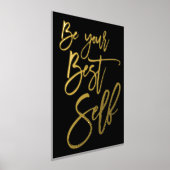 Motivierend Zitat: Beste Selbstschrift Foliendrucke (Ablage )