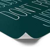 Motivierend Zitat beweist nur Poster (Ecke)