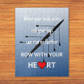 Motivierend Zitat blau Puzzle