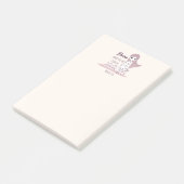 motivierend Zitat "Bloom where you be pflanzed" Post-it Klebezettel (angewinkelt)