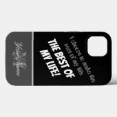 Motivierend Zitat: Das Beste meines Lebens! Case-Mate iPhone Hülle (Rückseite (Horizontal))