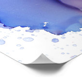 Motivierend Zitat, das ich wirklich kann, Aquarell Poster (Ecke)