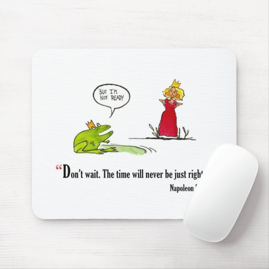 Motivierend Zitat der Prüfung durch Napoleon-Hügel Mousepad (Mit Mouse)