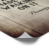 motivierend Zitat des Wortes "Art Path" Poster (Ecke)