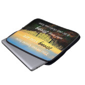 Motivierend Zitat: Du weißt nie, wie stark ... Laptopschutzhülle (Vorne Knopf)